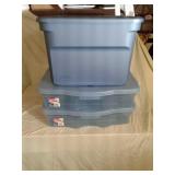 (3)STORAGE TOTES