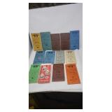 Railroad time tables 1940s to 1970s