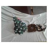 CERAMIC CHRISTMAS TREE:CLOCK:TIMER