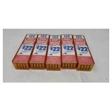 5 boxes 22 caliber ammo