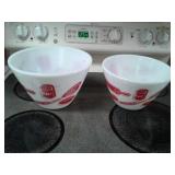 VTG. FIRE KING NESTING BOWLS