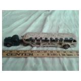 VTG. CAST IRON GREYHOUND TRUCK&TRAILER