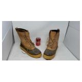 New steel shank size 10 insulated boots