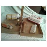 GERMANY BRASS MINIATURE LAMP:CIGAR BOX