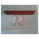 WALL SHELF:WALL SCONCES