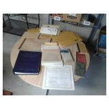 Railroad timetables envelopes promotions map