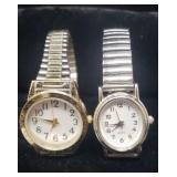 2 - Stretch Band Metal Watches.