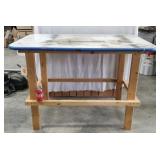 48" Work Table 34.5 Tall