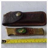 Camillus Knife with Case. Case has Damage.