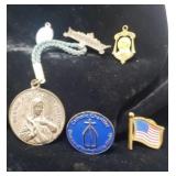 Religious Pins and Pendants