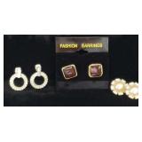 3 Pair Pierced Earings