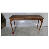 Sofa Table. 64" Long, 20" Wide, 30.5 Tall.
