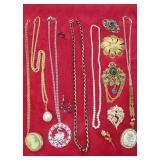 Vintage Brooches and Costume Jewelry