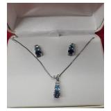 Past Present and Future. .925 BT 3 Piece Necklace