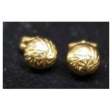 14K Gold Stud Earrings