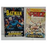 DC Comics Batman Issue 211 & PREZ Issue 1