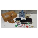 Presidential Pins, Wire Rim Glasses with extra