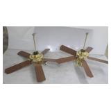 Two ceiling fans they work.