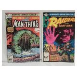 Marvel Comics The Man Thing Issue 1& Raders Of