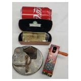 Antique Kriss Kross Safety Razor and Stopper