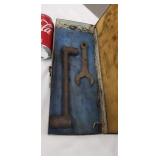 2 Antique Wrenches with Case. Skelgas Marking.