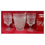 Anchor Hocking Juice Set Glassware.