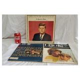 JFK  Look Magazines & A Memorial Album