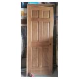 32" 6 Panel Interior Door With Casing.