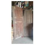Set of Old Pocket Doors. Solid Wood. 96" x 34.5.