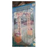Garden Arbor with Side Planters. NIB.