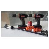 2 Craftsman Drills, (No Chargers) Boat Light and