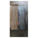 2 Pc. 72x18 Chrome Wire Shelving.