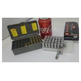 38 rounds of 44 Magnum ammo.