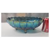 Indiana Harvest Iridescent Blue Carnival Fruit