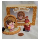 1996 Hallmark Merry Miniatures Bashful Visitors