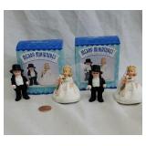 1998 Hallmark Merry Miniatures Bride & Groom