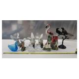 Bird and Swan Figurines