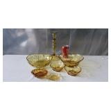 Vintage Anchor Hocking Scalloped Rim Star and