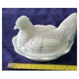 Fenton Glass Hen on Nest