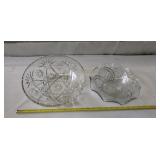 Vintage Anchor Hocking Stars and Bars Clear