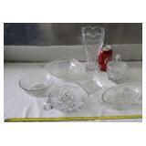 Lot of Clear Glassware
