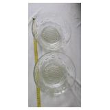 Set of 2 Glass Serving Bowls.
