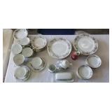 China Dish Set. 14 Plates, 12 Small Plates, 12