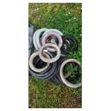 Assorted Bicycle Tires and Tubes