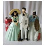 Gone with the Wind Character Dolls. Plastic.