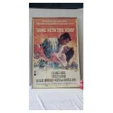 Gone with the Wind Movie Poster in Frame. 40x27