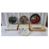 3 Edwin Knowles China Co. Collectors Plates. In