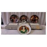 W.S. George Gone with the Wind Character Plates.