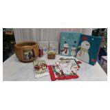Home and Garden Canister with Basket, Xmas Boxes,