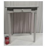 22.5" Tall Table with Drawer. 18" W. 14" D